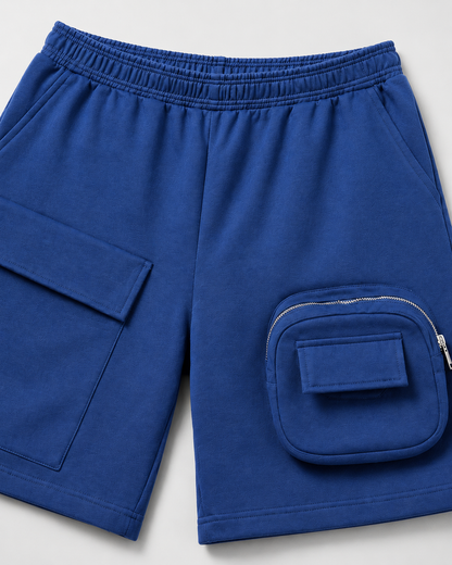 Modular Utility Shorts – Blue