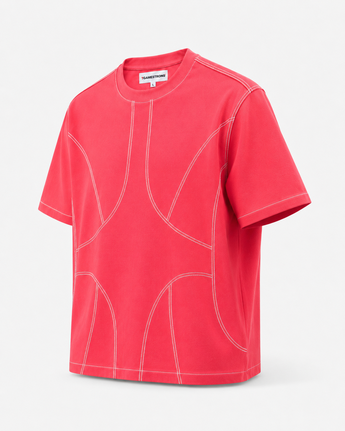 Studio Contour Tee — Bright Pink