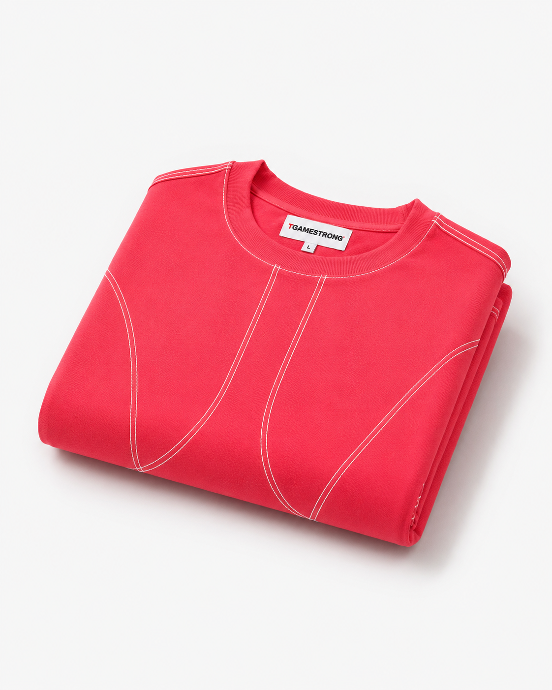 Studio Contour Tee — Bright Pink
