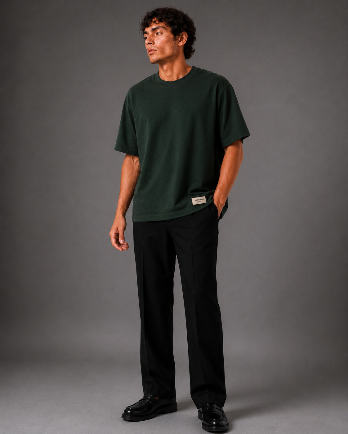 Essential Tee — Dark Green