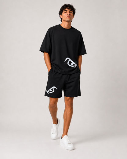 Vision Appliqué Co-Ord Set Black