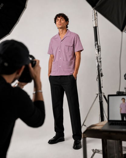 FIELD POCKET SHIRT – GRAPE SHAKE