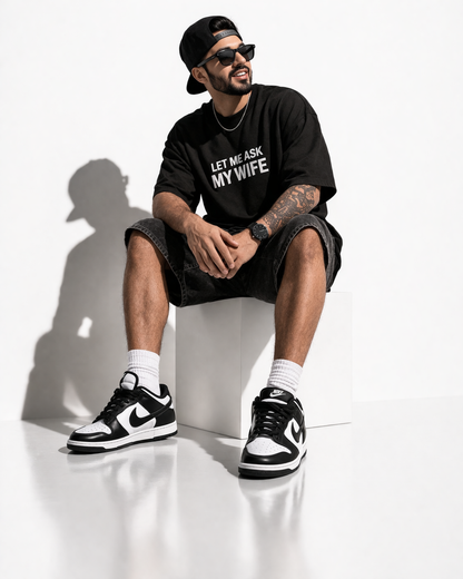 Good Husband Tee Black