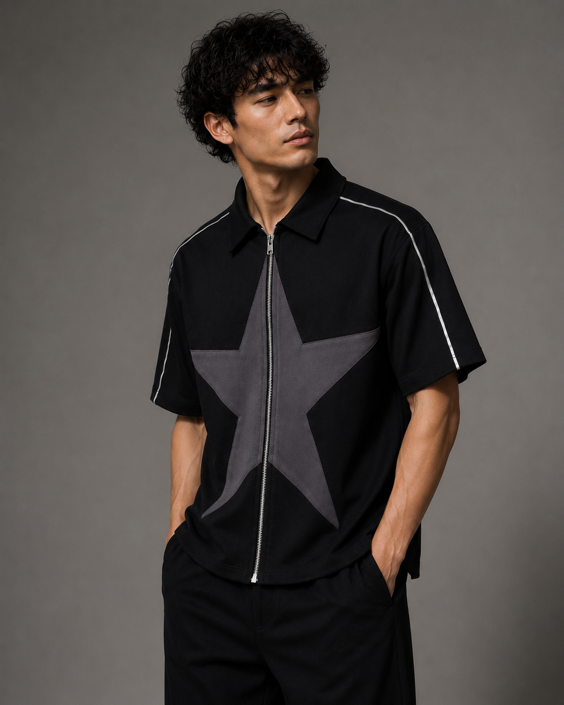STAR ZIP SHIRT