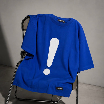 Statement Mark Tee – Royal Blue