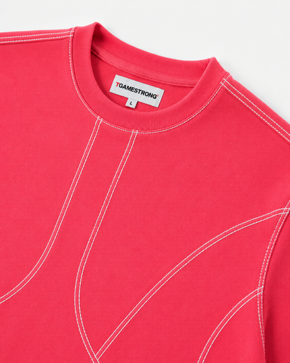 Studio Contour Tee — Bright Pink