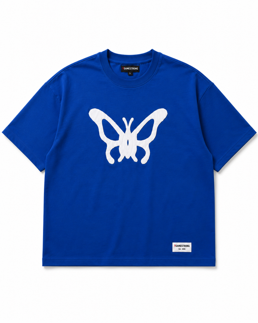 Butterfly Cut Tee – Royal Blue