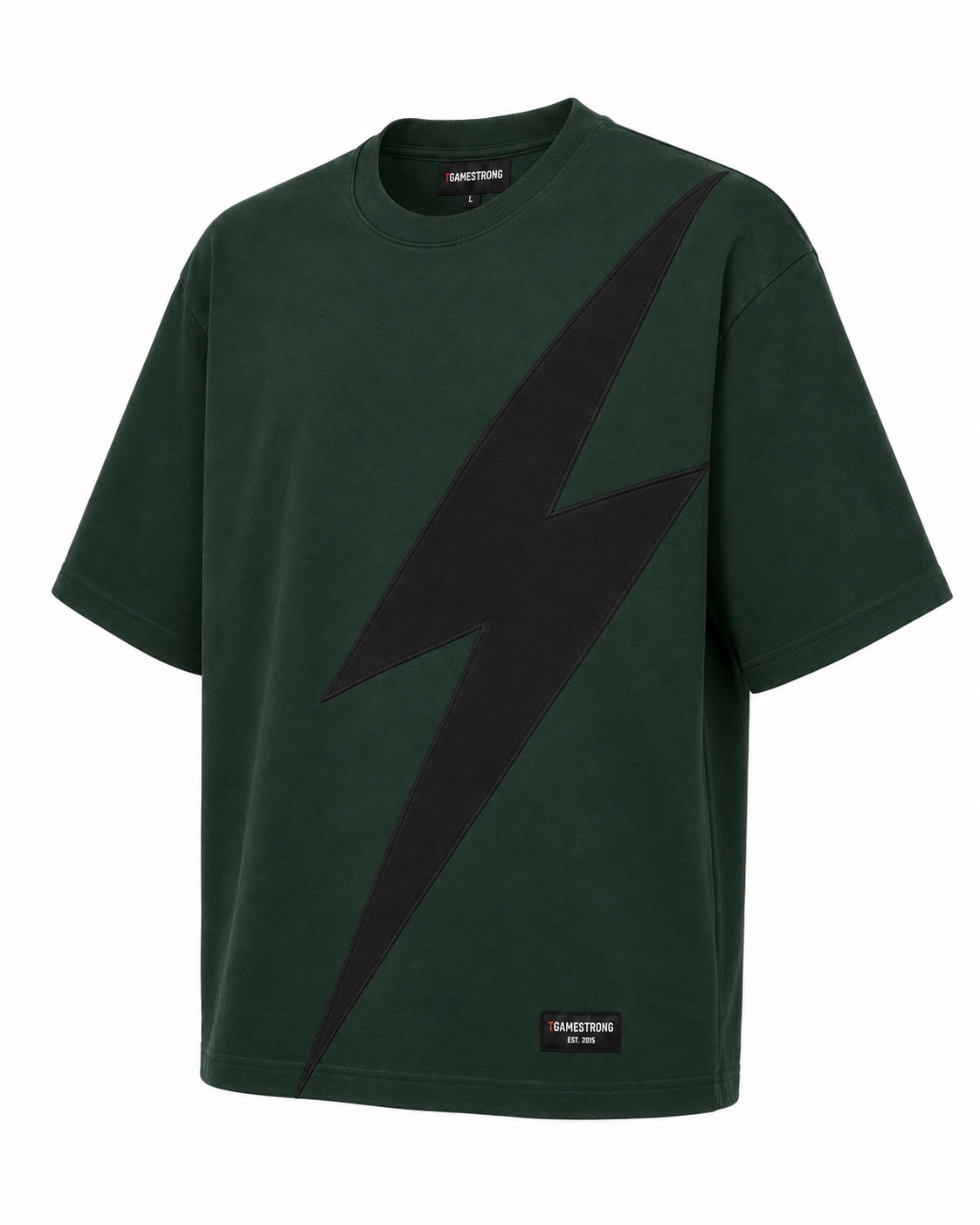 Voltage Bolt Tee – Dark Green