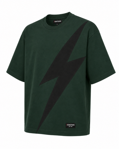 Voltage Bolt Tee – Dark Green