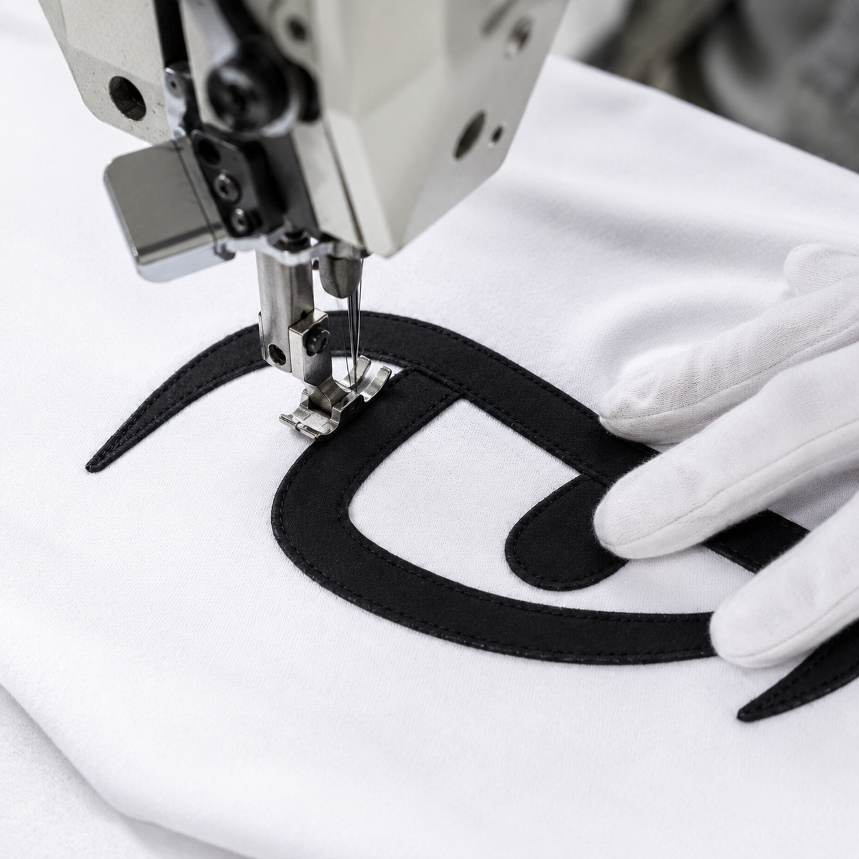 Vision Appliqué Tee White