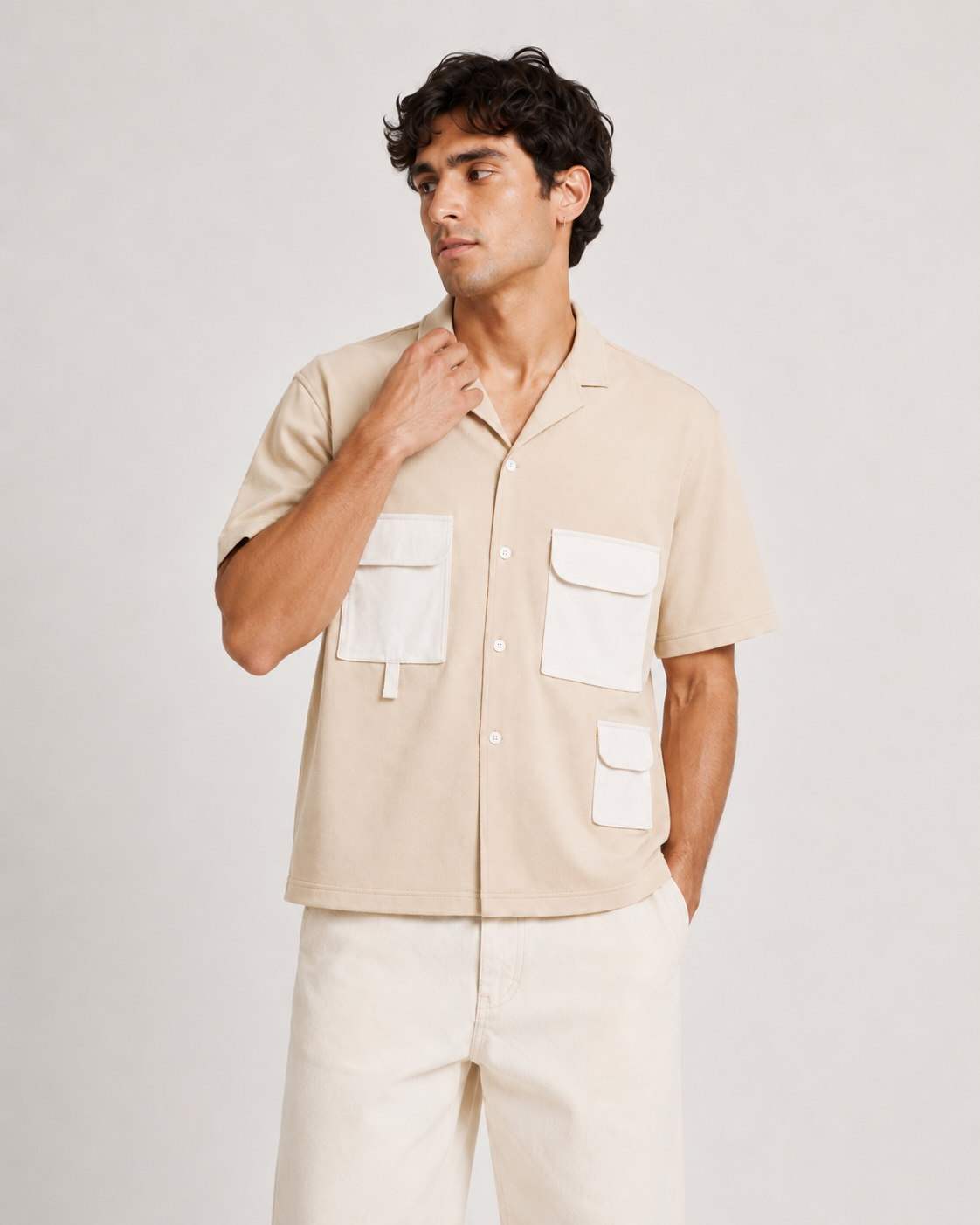 Modular Pocket Shirt - Sand