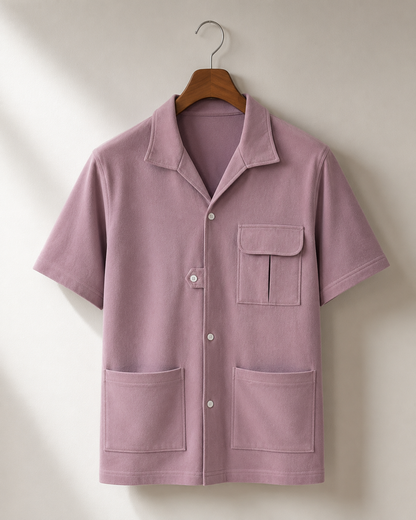 FIELD POCKET SHIRT – GRAPE SHAKE