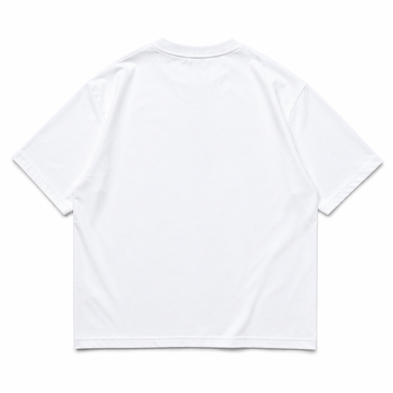 Axis Zip Tee — White