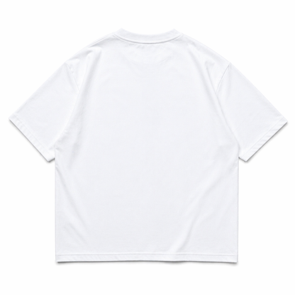 Axis Zip Tee — White