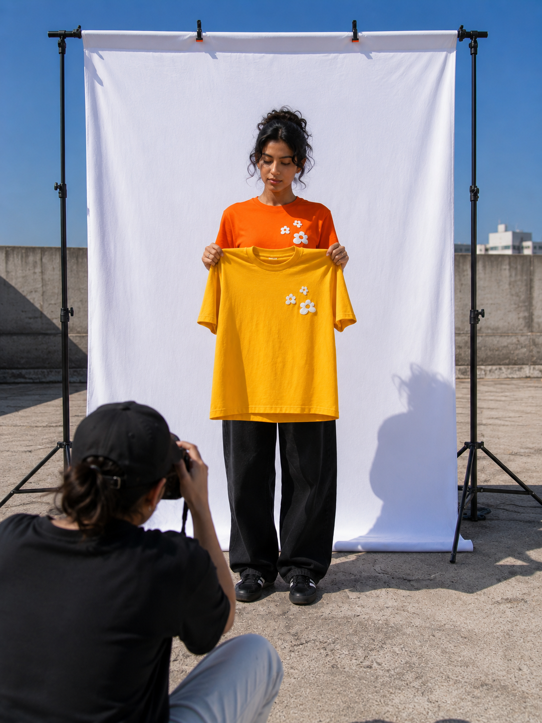 Mini Bloom Tee – Orange