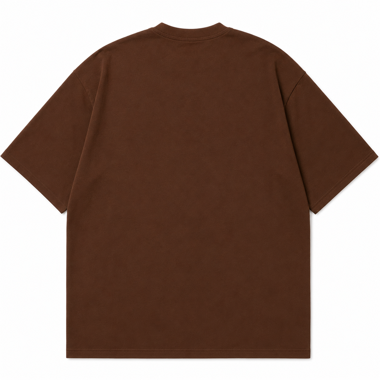 Axis Zip Tee — Coffee Brown