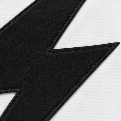 Strike Appliqué Tee White