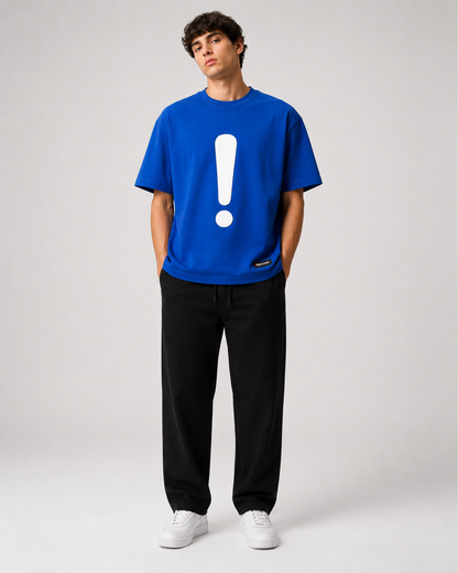 Statement Mark Tee – Royal Blue