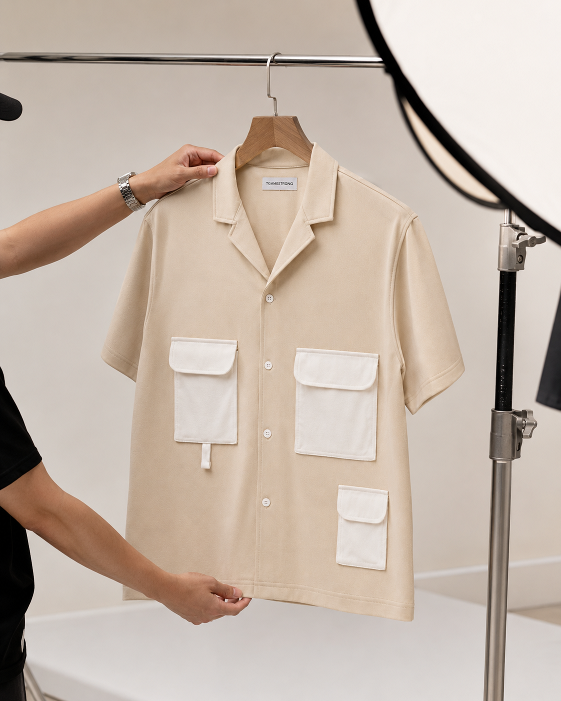 Modular Pocket Shirt - Sand
