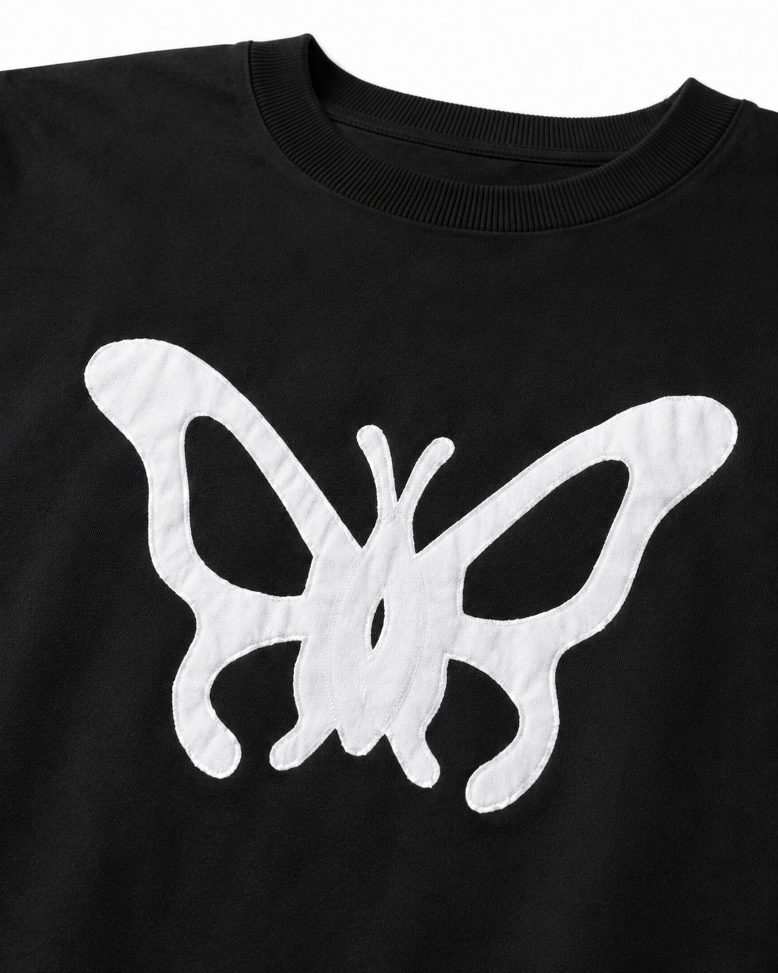 Butterfly Cut Tee – Black