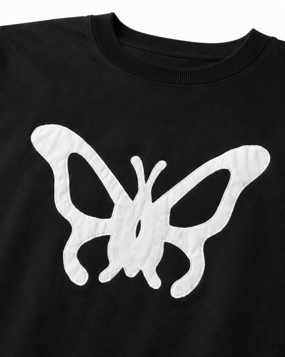 Butterfly Cut Tee – Black