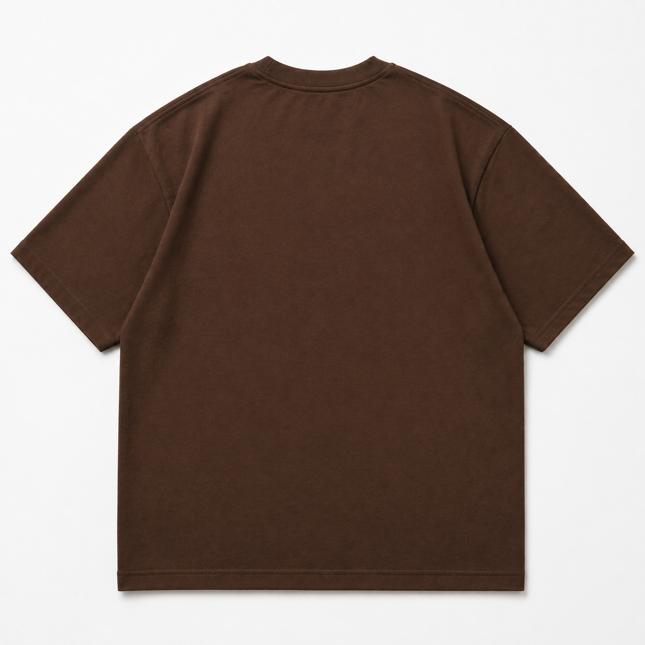 Axis Zip Tee — Coffee Brown