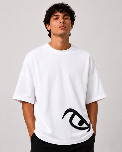 Vision Appliqué Tee White