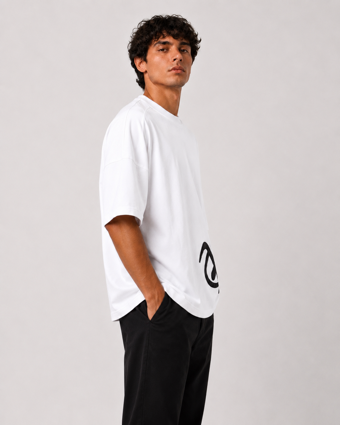 Vision Appliqué Tee White