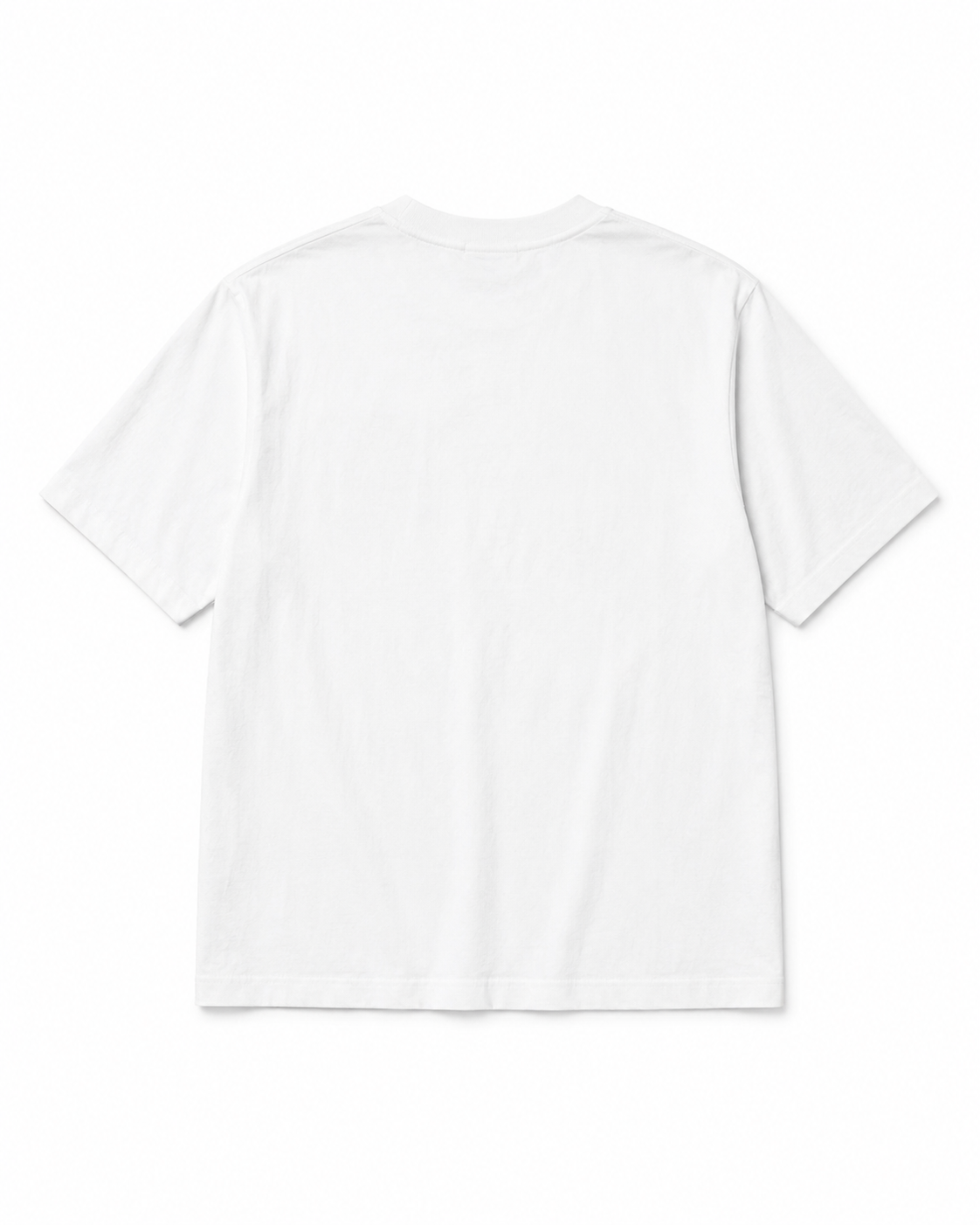 Gold Croc Pocket Tee – White