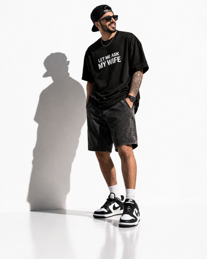 Good Husband Tee Black