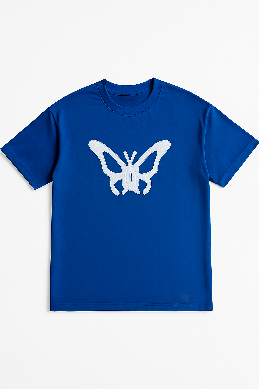 Blue Butterfly Cutout Tee