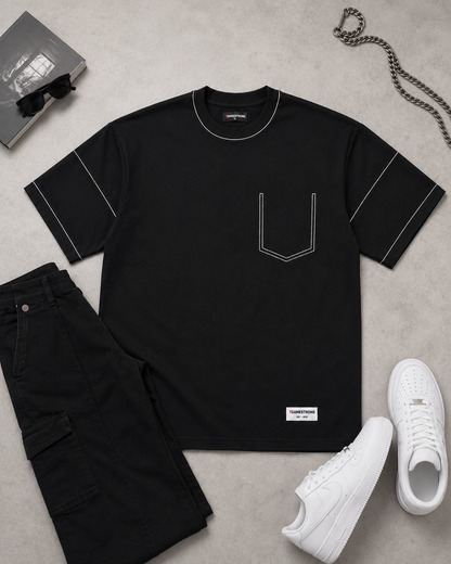 Studio Trace Tee – Black