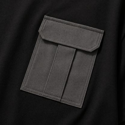 Utility Pocket Tee Black