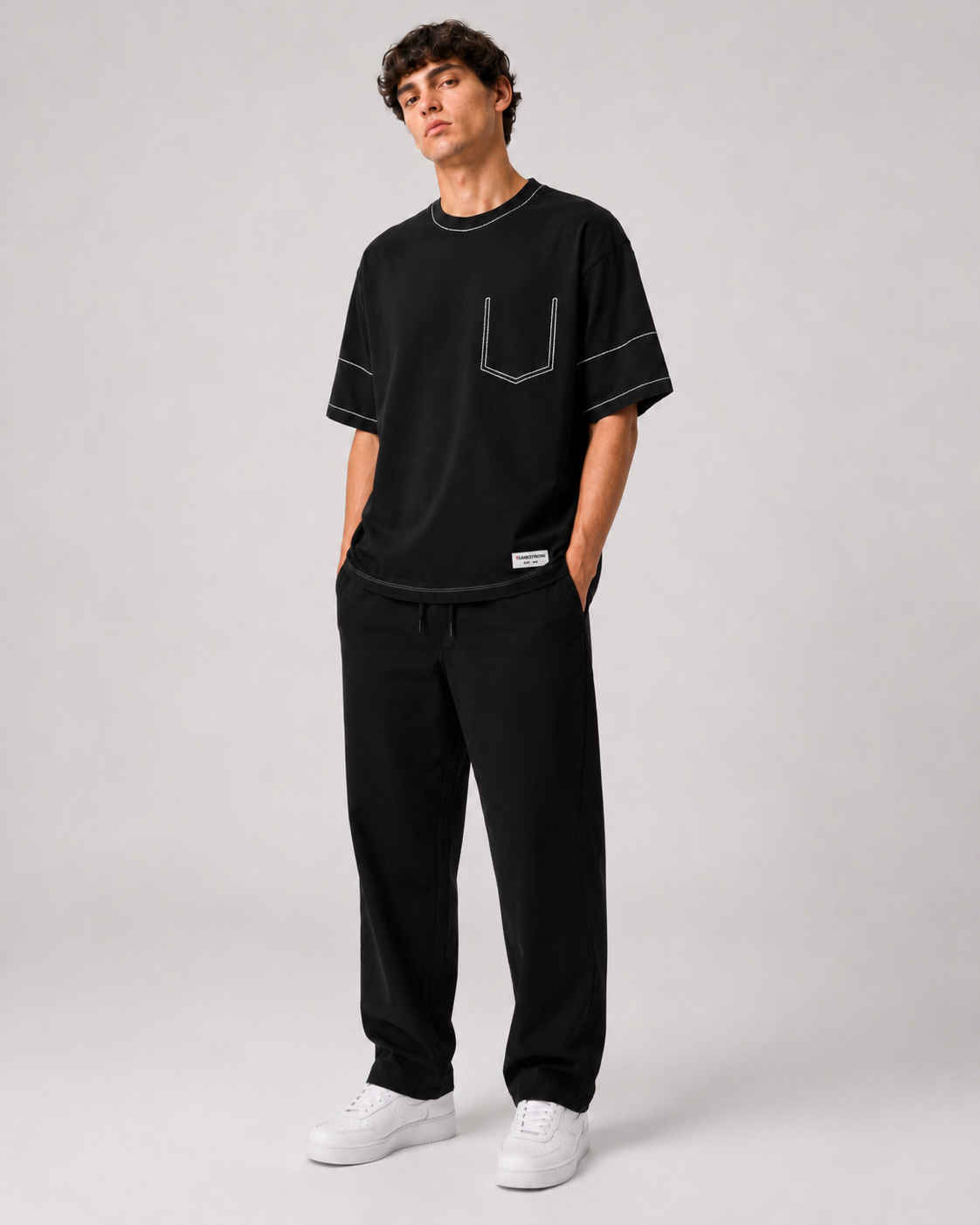Studio Trace Tee – Black