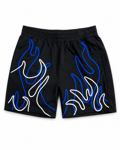 Studio Fireline Shorts – Black / Royal Blue