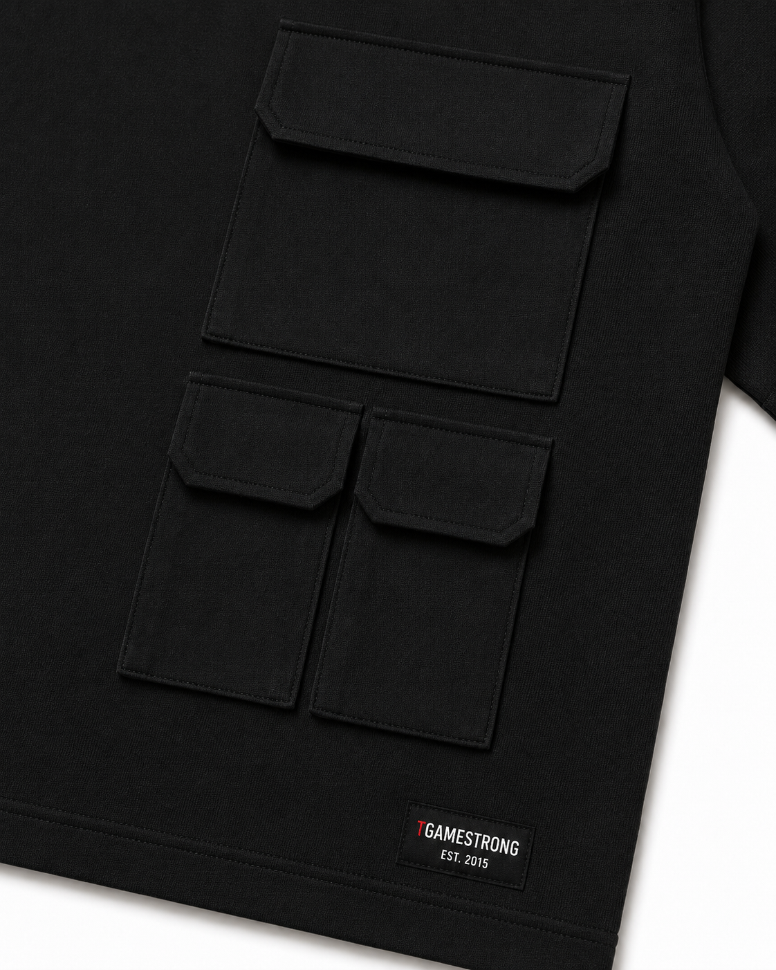 UTILITY BLOCK TEE BLACK