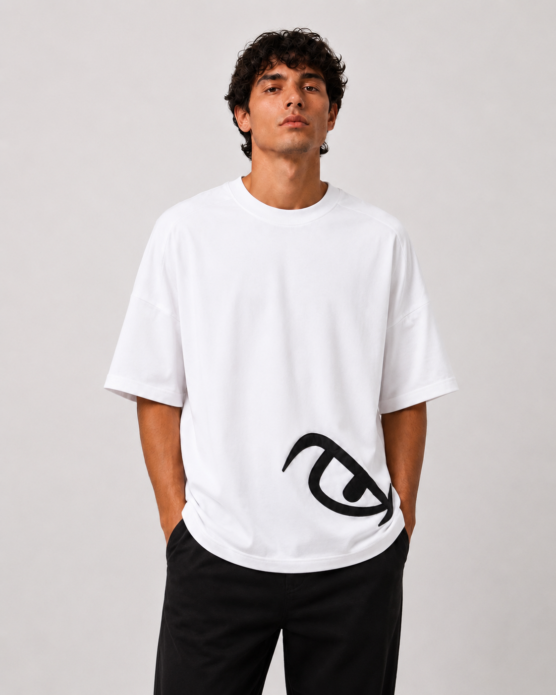Vision Appliqué Tee White