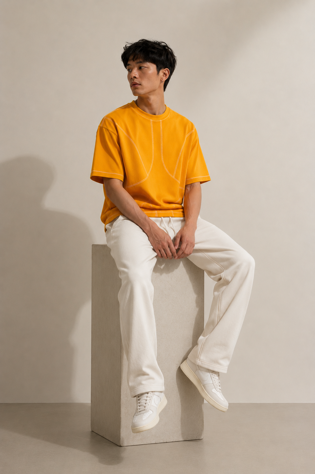Studio Contour Tee — Mango