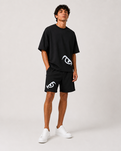 Vision Appliqué Co-Ord Set Black