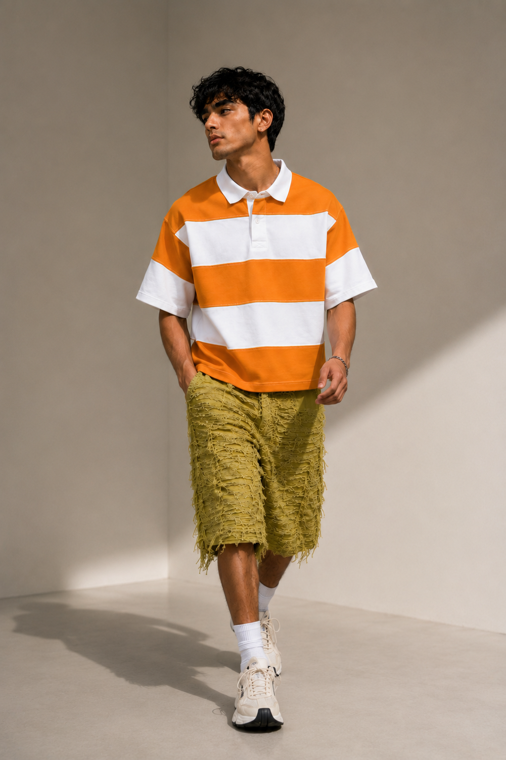 Mango Stripe Polo