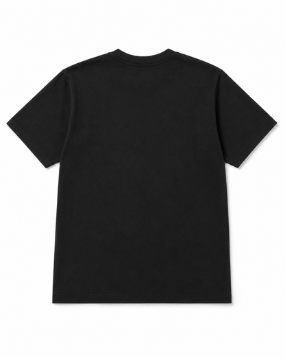 Gold Croc Pocket Tee – Black