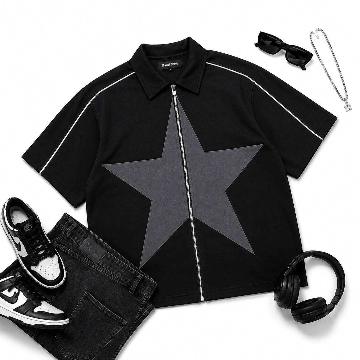 STAR ZIP SHIRT