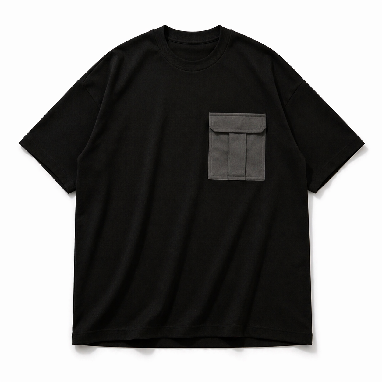 Utility Pocket Tee Black