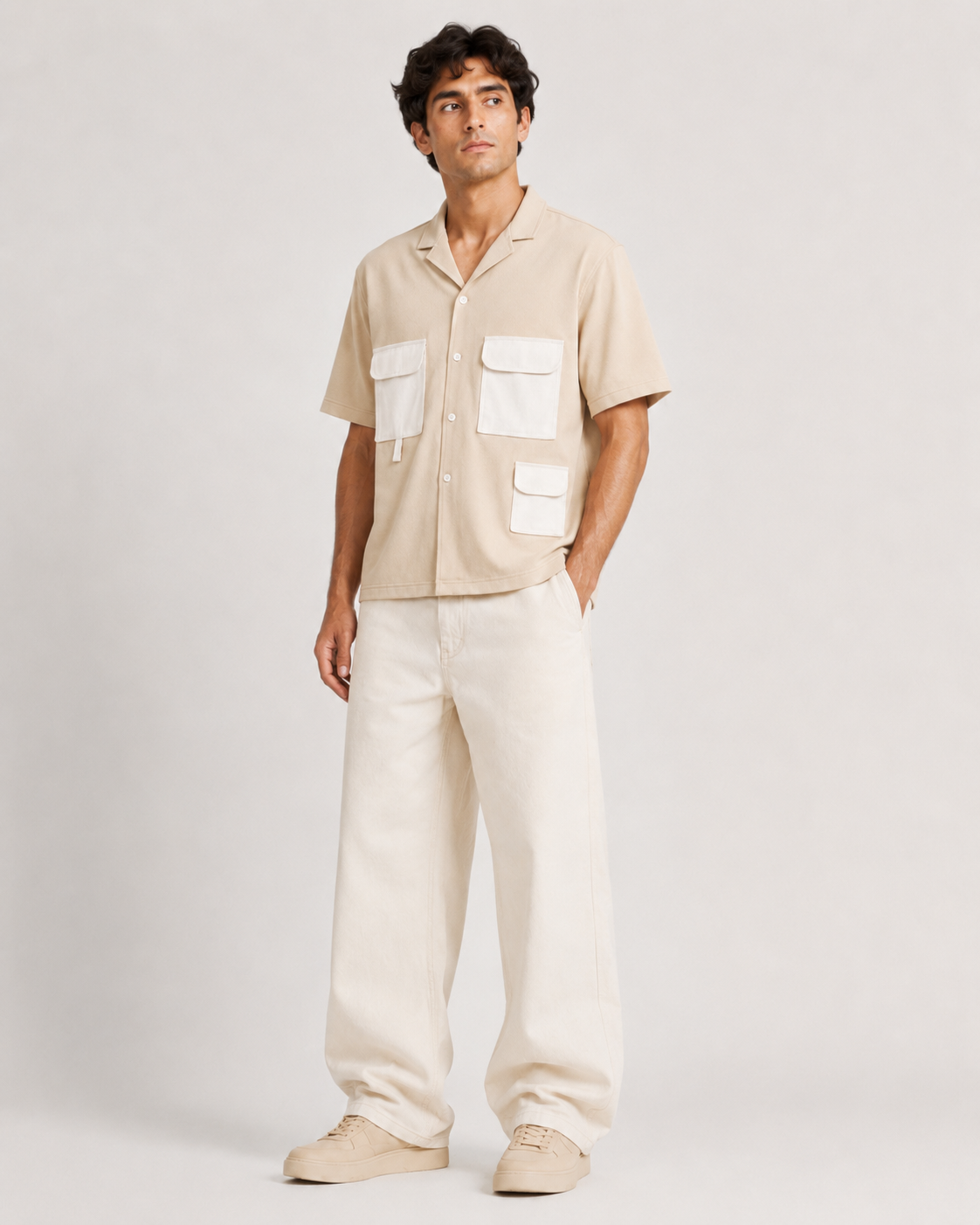 Modular Pocket Shirt - Sand