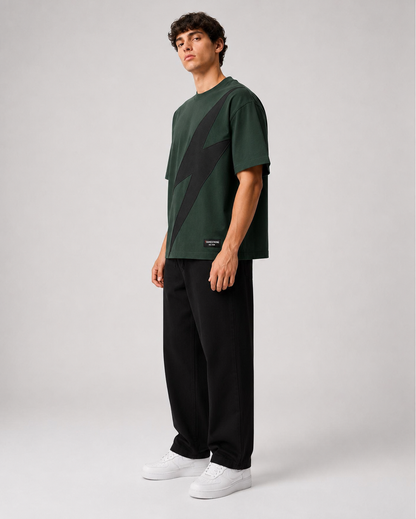 Voltage Bolt Tee – Dark Green