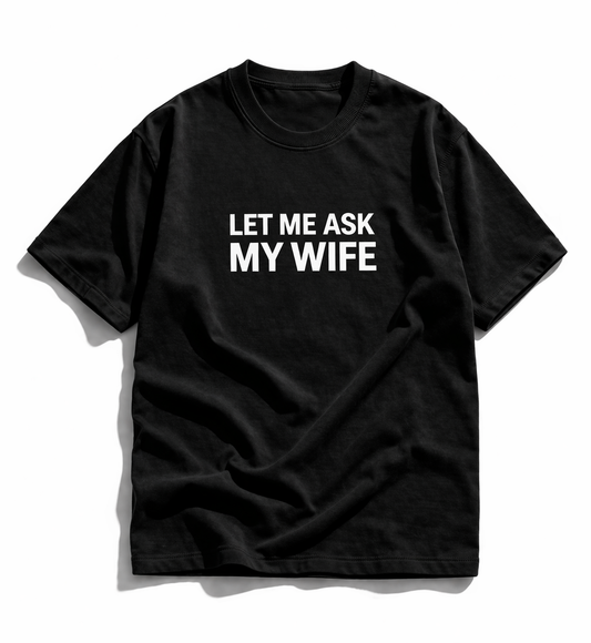 Good Husband Tee Black