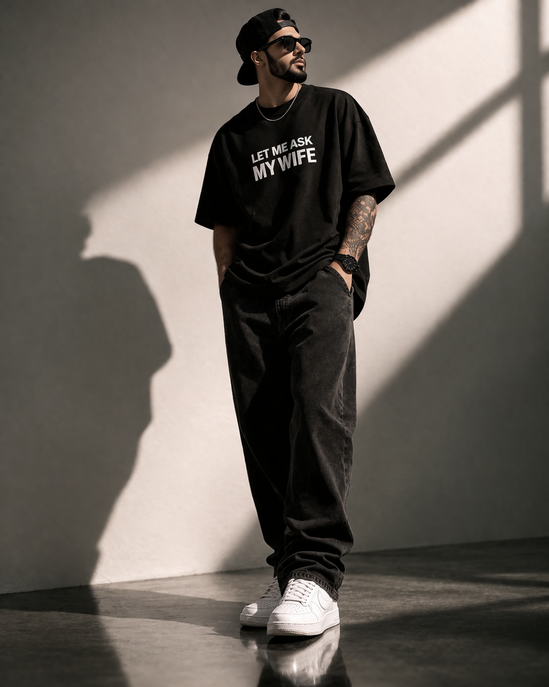 Good Husband Tee Black