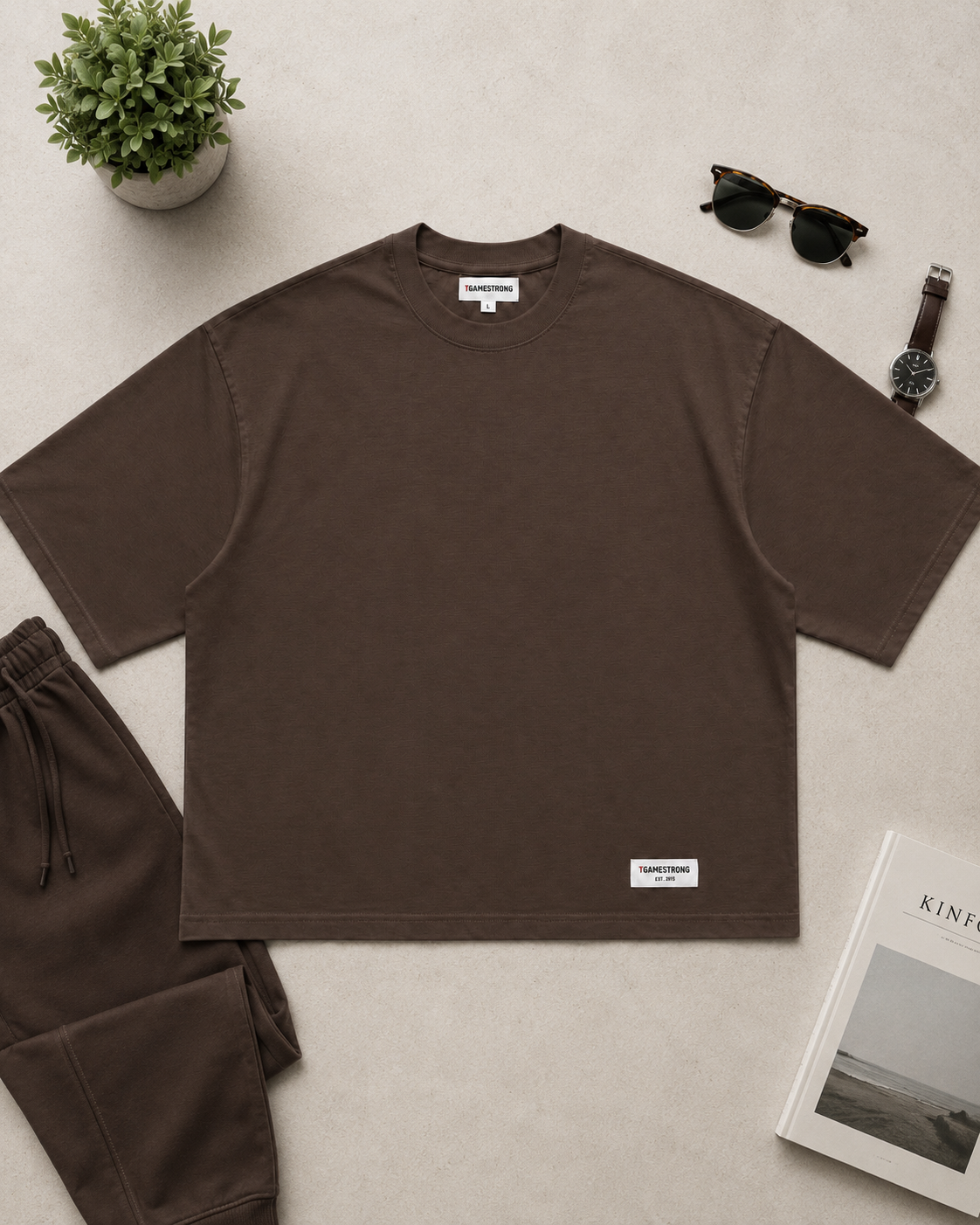 Essential Tee — Coffee