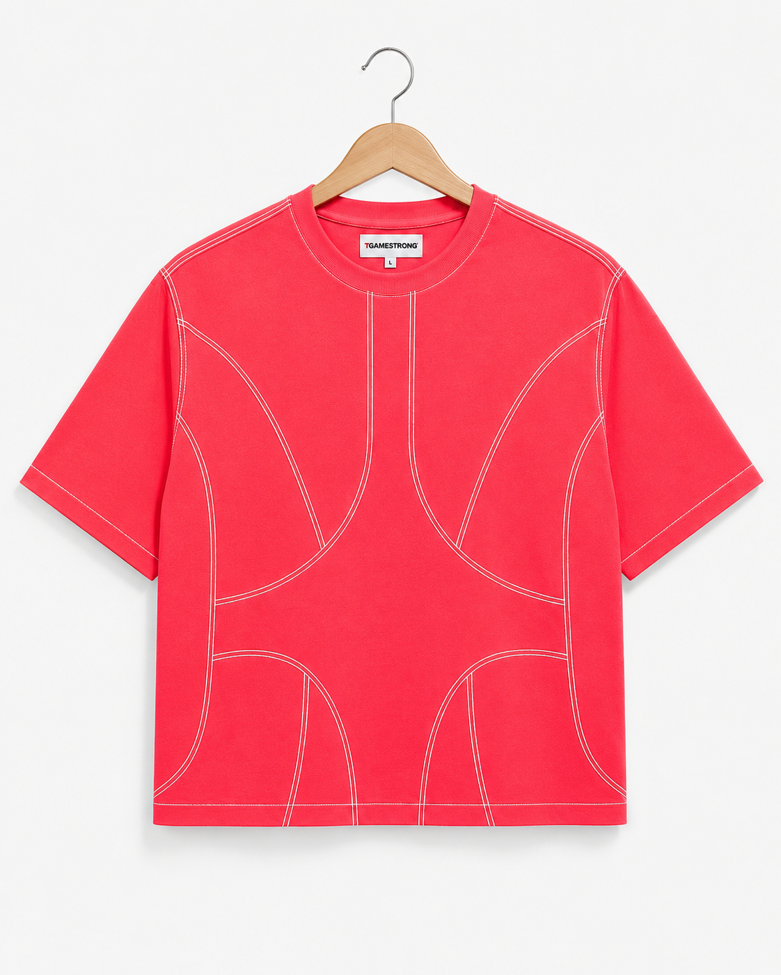 Studio Contour Tee — Bright Pink
