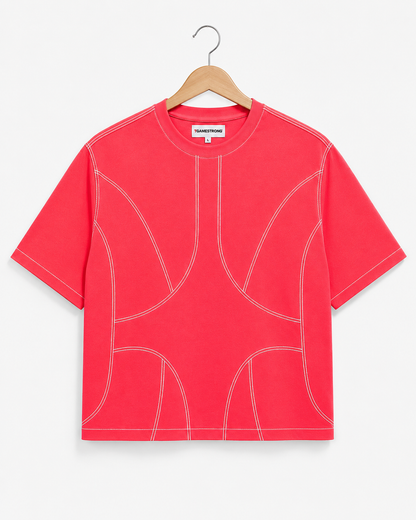 Studio Contour Tee — Bright Pink